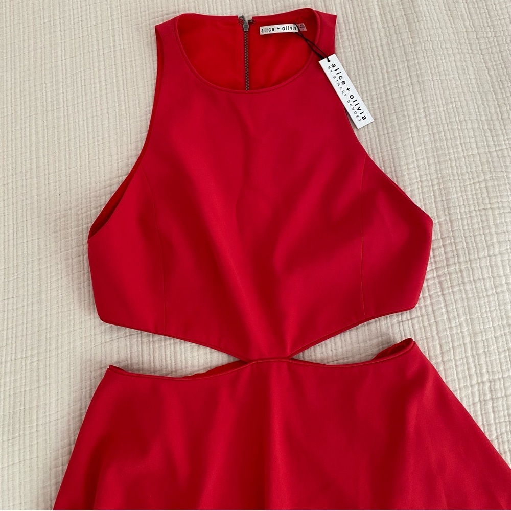 Alice + Olivia Cara Fit Flare Dress - Picture 4 of 7